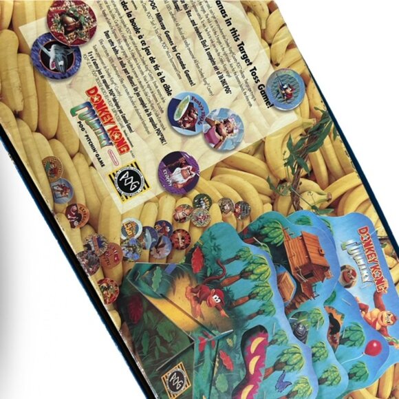 1995 Donkey Kong Country Pog Pitchin' Board Game Rare Nintendo includes pogs - Picture 3 of 4